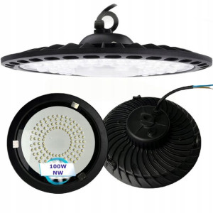 Przemysłowa lampa wisząca High Bay LED UFO 100W NW
