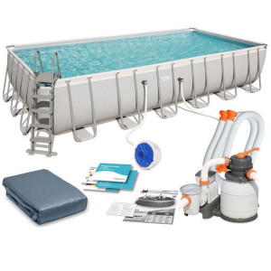 Basen stelażowy Bestway 56475 732x366cm 11w1