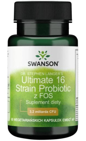 Ultimate 16 Strain Probiotic z FOS (60 kaps.)