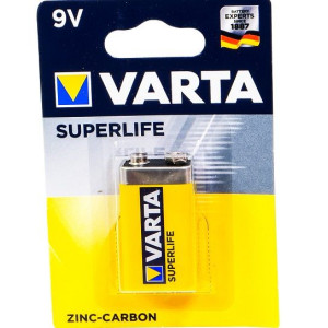 Bateria 9V Varta Superlife 6F22 cynkowo-węglowa