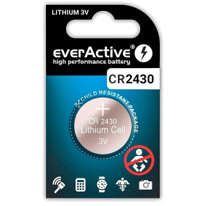 Bateria CR 2430 everActive Litium 3V