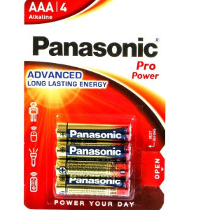 Bateria LR03 AAA  Panasonic PRO Power Alkaline 4BL