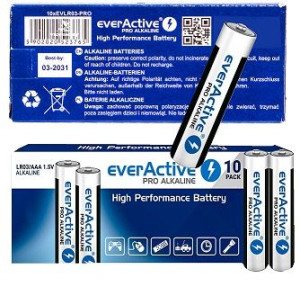 Bateria LR03 AAA everActive Pro ALKALINE 10BL