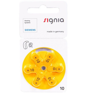 Bateria słuchowa Siemens Signia 10 6szt