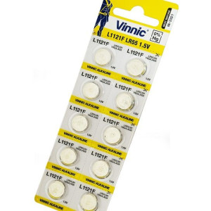Bateria zegarkowa 1121 LR55 VINNIC AG8 10BL
