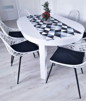 Bieżnik dekoracyjny na stół 50x220cm 100% Bawełna