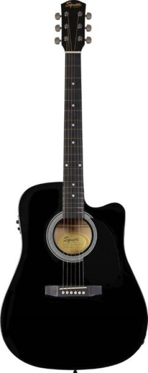 Squier Sa 105ce Black Gitara Elektroakustyczna