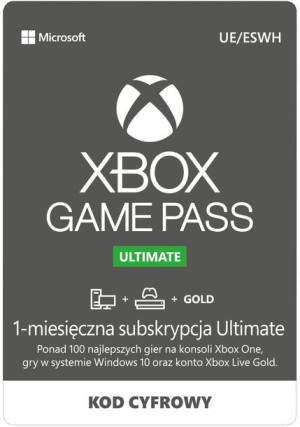 Microsoft Xbox Game Pass Ultimate na 1 miesiąc