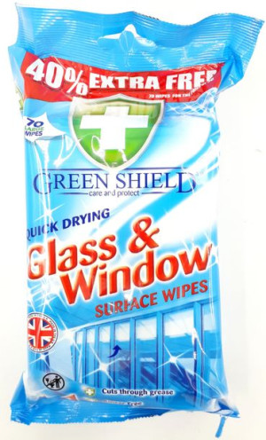 Green Shield Glass&Window chusteczki do szyb 70szt