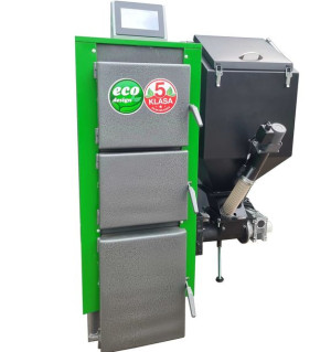 Kocioł C.O. 19KW 150/190m2 na pellet drzewny z podajnikiem TECHNIX SV200 PE