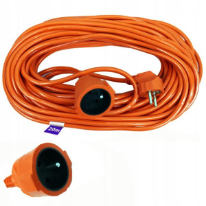 Przedłużacz ogrodowy do kosiarki 20m 2500W 3x2,5mm