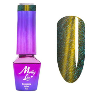 Mollylac  Lakier Hybrydowy  Nr 161 Cat Eye Fairy Astral 5 Ml