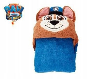 PSI PAW PATROL koc z kapturem - Chase 110x140cm