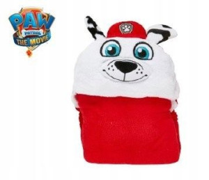 PSI PAW PATROL koc z kapturem - Marshall 110x140cm