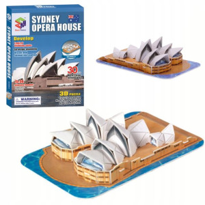 Puzzle 3d Z Pianki Zabawka Konstrukcyjna Budynki