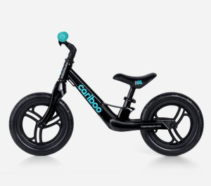 Rowerek biegowy Cariboo Magnesium Pro Czarno-Turkusowy