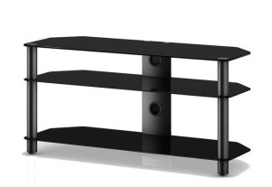 Stolik Pod Telewizor Półka Na Tv Szklany Stolik Rtv Sonorous Neo3110-b-hblk