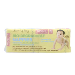 Beaming Baby, size 4, pieluszki Maxi Plus 9 - 15 kg, 34 szt.