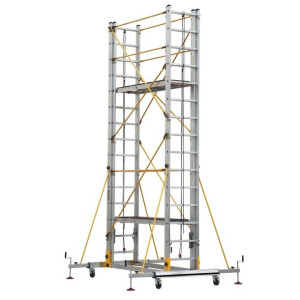 Rusztowanie aluminiowe TeleSafe 45x155cm S007 7.25m Komplet