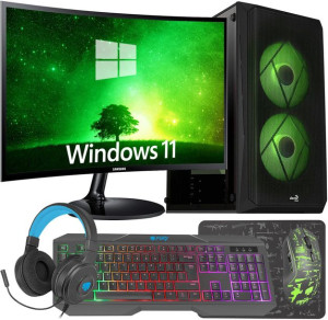 Komputer Pc 12400f/550/p16/m512/8328/3 Windows 11 Pro Pl + Monitor + Akceso