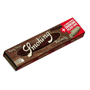 Bibułki Smoking Brown King Size + Filterki