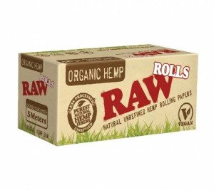 Bibułka RAW Organic ROLLS King Size Slim  5m – rolka