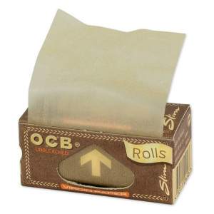 Bibułki OCB Virgin Brown Slim Rolls 5m - rolka