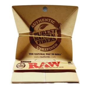 Bibułki RAW Classic ARTESANO King Size Slim z tacką + filterki