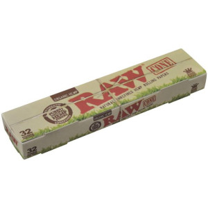 Bibułki RAW Organic Prerolled Cone King Size 32szt. – skręcone