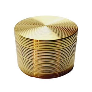 Młynek Grinder Hammercraft 4 częściowy Gold -  60 mm