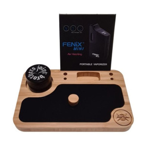 Zestaw dedykowana bambusowa tacka deska + Vapek Fenix Mini
