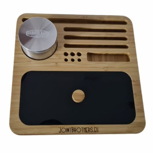 Zestaw Rolling Board Bamboo- bibułk,młynek,pojemnik,filterki