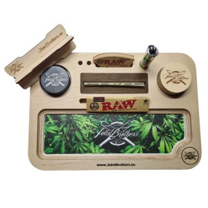 Zestaw Rolling Board BoomBox - bibułki,młynek,pojemnik