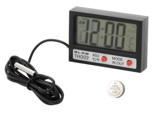 50-311  Termometr panelowy blow lcd+zegar th002