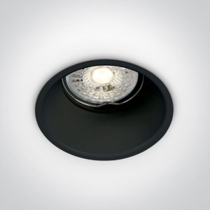 Oprawa podtynkowa wpust Chulu czarna oczko 10105TG/B - OneLight
