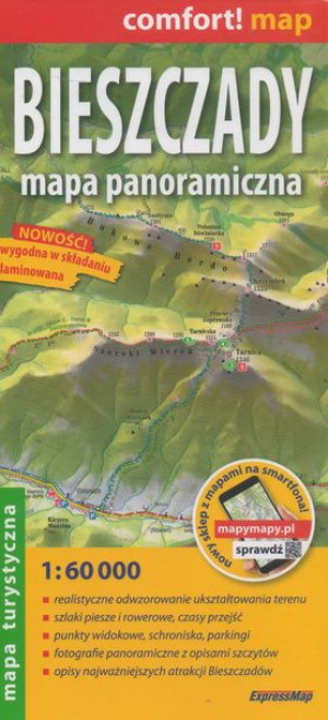 Bieszczady Mapa Wodoodporna Panorama Expressmap