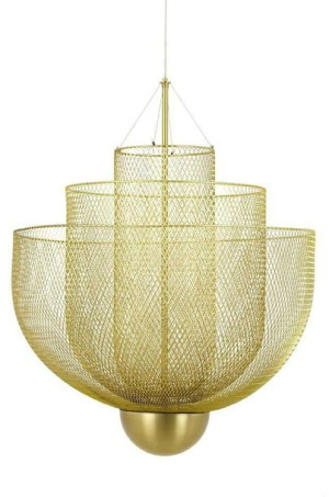 Lampa wisząca ILLUSION L 60 złota - LED, metal