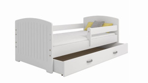 Łóżko dziecięce Miki 160X80 B5 zaokrąglone zagłówki