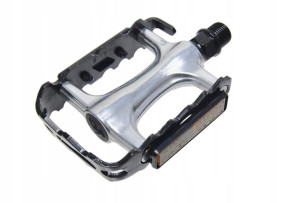 Pedały rowerowe aluminiowe oś 9/16" boronowa