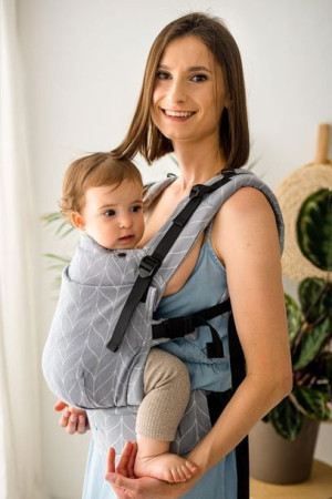 Nosidełko Kavka Multi-Age - Flint Braid Bamboo - Regulowane