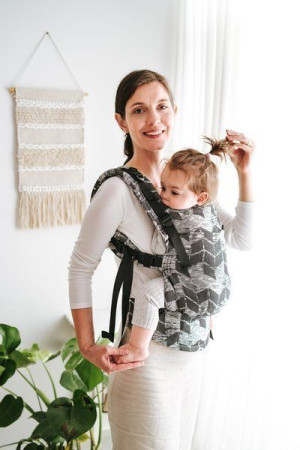 Kavka, Multi-age, Nosidełko regulowane, Black Geo Bamboo