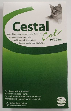 cestal tabletki dla kota