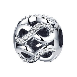 CHARMS NIESKOŃCZONOŚĆ koralik srebro 925 zawieszka CH026