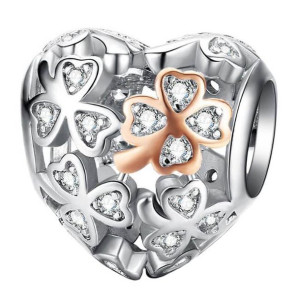 CHARMS KONICZYNKA SERCE zawieszka srebro 925 S925 CH027