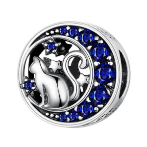 CHARMS srebro 925 KOT koralik zawieszka CH028