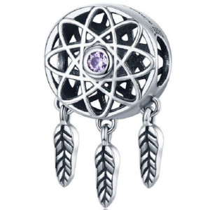 CHARMS ŁAPACZ SNÓW srebro 925 koralik zawieszka CH040