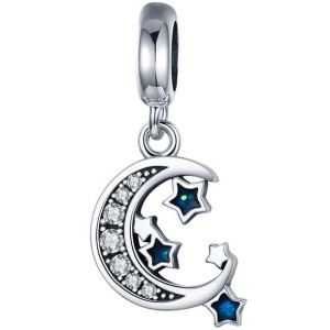 CHARMS srebro 925 KSIĘŻYC zawieszka koralik CH079