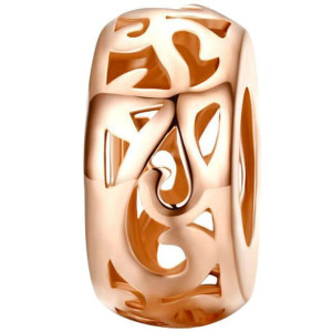 CHARMS pozłacany srebro 925 koralik ażurowy S925 CH107