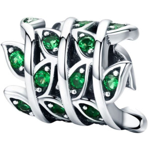 CHARMS ROŚLINKI srebro 925 koralik zawieszka S925 CH141