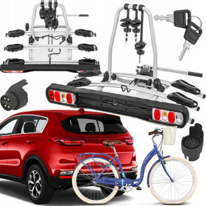 Samochodowy Bagażnik Rowerowy Na Rowery 3 Hak Xxl